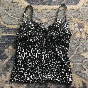 Flawless VS animal print padded bathing suit top